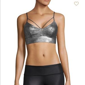 Alo yoga Spotlight Graphite bralette